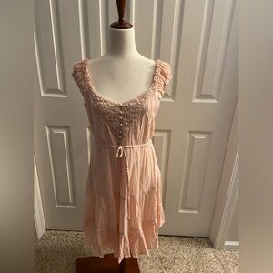 Guess Pink Ruffled Dress